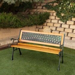 Bench Aktive Wood 125 x 73 x 52 cm