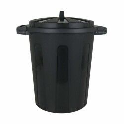 Rubbish Bin Dem 100 L Black 64 x 54 x 68 cm (3 Units)