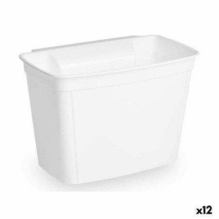 Supporto per Sacchetti di Spazzatura Kinvara 02 001 Bianco Plastica 4 L (12 Unità)