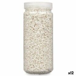 Decorative Stones White 2 - 5 mm 700 g (12 Units)