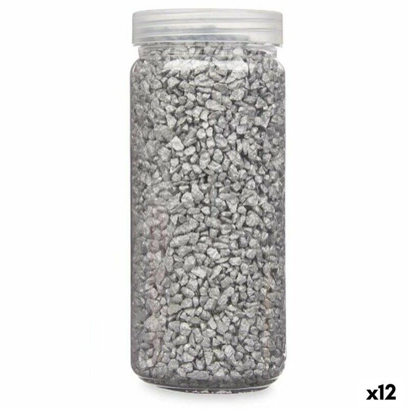 Decorative Stones Silver 2 - 5 mm 700 g (12 Units)