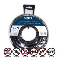 Cable EDM 28486 Black 4 mm 4 x 1,5 mm 10 m