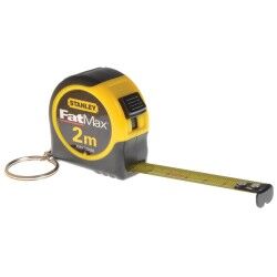 Tape Measure Stanley FatMax Keychain Mini Natural rubber ABS (2 m x 13 mm)