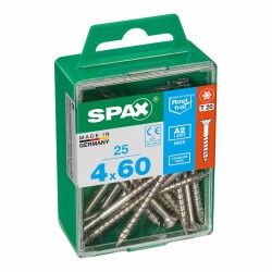 Scatola a viti SPAX 4197000400602 Vite per legno Testa piatta (4 x 60 mm) (4,0 x 60 mm)