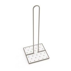 Kitchen Paper holder Versa Stars Metal Steel MDF Wood (16,5 x 31 x 13 cm)