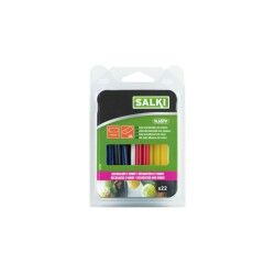 Stick di colla a caldo Salki 431088 Multicolore Decorazione Ø 8 x 95 mm 105 g (22 Unità)