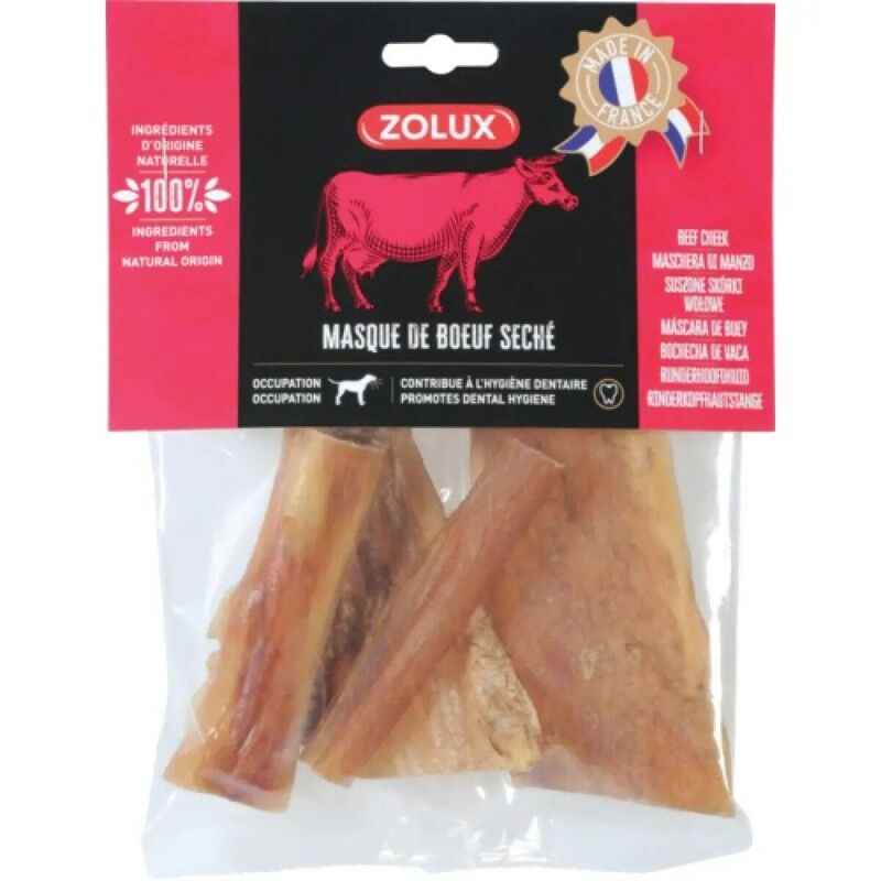 Giocattolo da mordere per cani Zolux Dried cowhide Carne di manzo e vitello 200 g