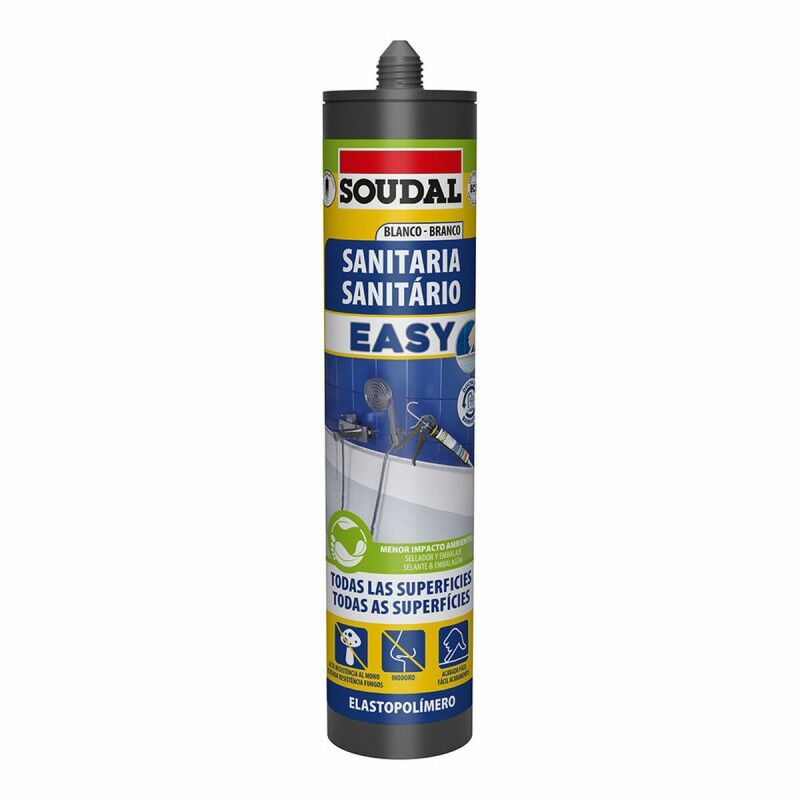 Sealer Soudal Easy 158090 Baths White 290 ml