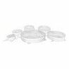 Set Privilege Cover Silicone Transparent (12 Units) (6 pcs)