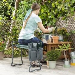 Panca Pieghevole per Giardinaggio con Borsa per gli Attrezzi 3 in 1 Situl InnovaGoods