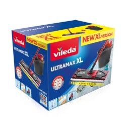 Spazzolone Vileda Ultramax XL Box Nero Rosso Microfibra