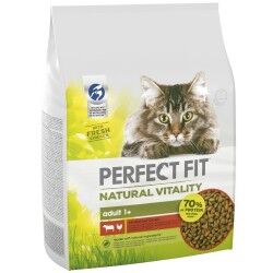 Cibo per gatti Perfect Fit Natural Vitality Beef 2,4 kg Adulti Pollo