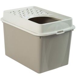 Cat Litter Box Rotho BERTY 57 x 40 x 33 cm Beige Plastic