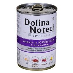 Wet food Dolina Noteci Premium Blueberry Rabbit 400 g