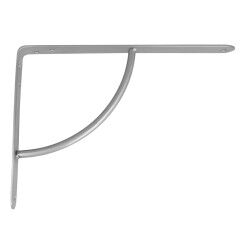 Wall Bracket AMIG 12-8851 Shelves Grey Steel (25 x 20 cm)