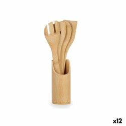 Set di Utensili da Cucina Bambù (12 Unità)