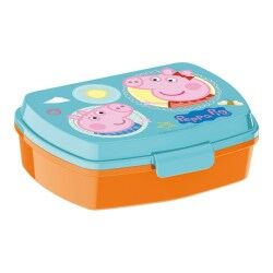 Contenitore per Sandwich Peppa Pig Having fun Plastica Rosa chiaro (17 x 5.6 x 13.3 cm)