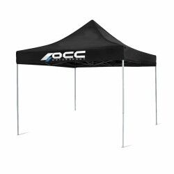 Tenda OCC Motorsport OCCCARP03 Racing Nero Poliestere 420D Oxford 3 x 3 m