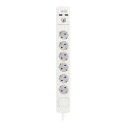 Power Socket - 6 Sockets with Switch TM Electron 230 V