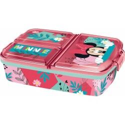 Contenitore a Scomparti Minnie Mouse 19,5 x 16,5 x 6,7 cm polipropilene