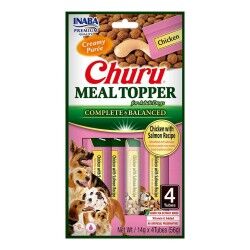 Dog Snack Inaba Churu Meal Topper Chicken with salmon Chicken