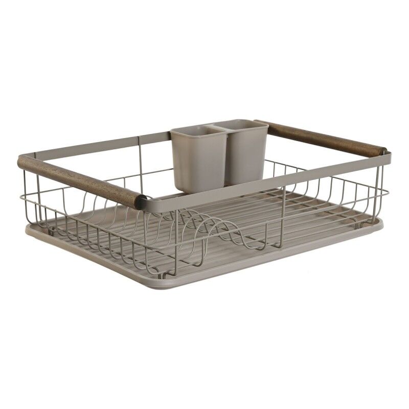 Draining Rack for Kitchen Sink Home ESPRIT Grey 44 x 32 x 13 cm