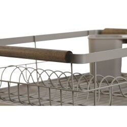 Draining Rack for Kitchen Sink Home ESPRIT Grey 44 x 32 x 13 cm