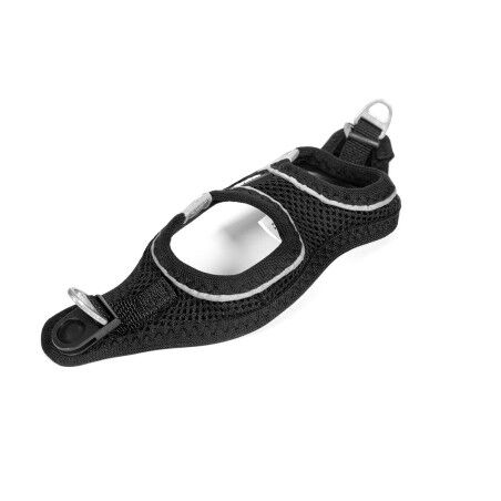 Dog Harness Gloria Trek Star 29,4-32,6 cm 41,4-43 cm Black S