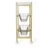 Vegetable trolley Quid Gala White Wood 40,5 x 24 x 60 cm