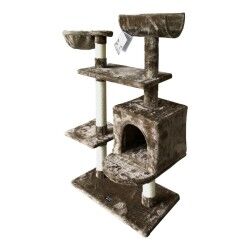 Tiragraffi per Gatti Gloria Jarama Albero Marrone Legno Carta Sisal (35 x 100 x 60 cm)