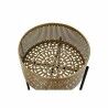 Set of pots DKD Home Decor Black Golden Metal 30 x 30 x 101 cm (2 Units)