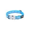 Dog collar Red Dingo Flamingo 20-32 cm Turquoise