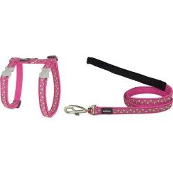 Imbracatura per Cani Red Dingo On Hot 21-35 cm Rosa