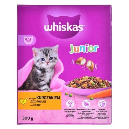 Cibo per gatti Whiskas Junior Pollo 300 g