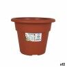 Vaso Dem Greentime Rotonda Marrone ø 20 x 15,75 cm (12 Unità)