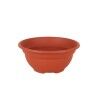 Plant pot Dem Greentime Circular Bowl Brown ø 20 x 9 cm (12 Units)