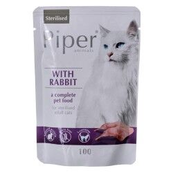 Cibo per gatti Dolina Noteci Piper Sterilised Coniglio 100 g 100 L