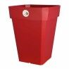 Vaso Riviera Soleilla Quadrato Rosso 39 x 39 x 53 cm