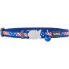 Collare per Cani Red Dingo STYLE US FLAG 31-47 cm