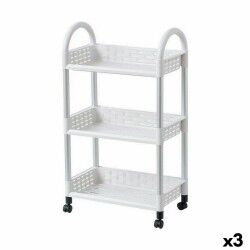 Carrello per Verdure Confortime Alluminio Plastica 45 x 25 x 77 cm (3 Unità)