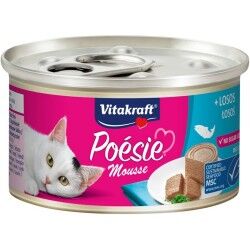 Cibo per gatti Vitakraft POESIE mousse salmon Pesce 85 g