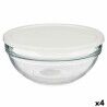 Porta Pranzo Rotondo con Coperchio Chefs Bianco 1,135 L 17,2 x 7,6 x 17,2 cm (4 Unità)