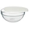 Porta Pranzo Rotondo con Coperchio Chefs Bianco 1,135 L 17,2 x 7,6 x 17,2 cm (4 Unità)