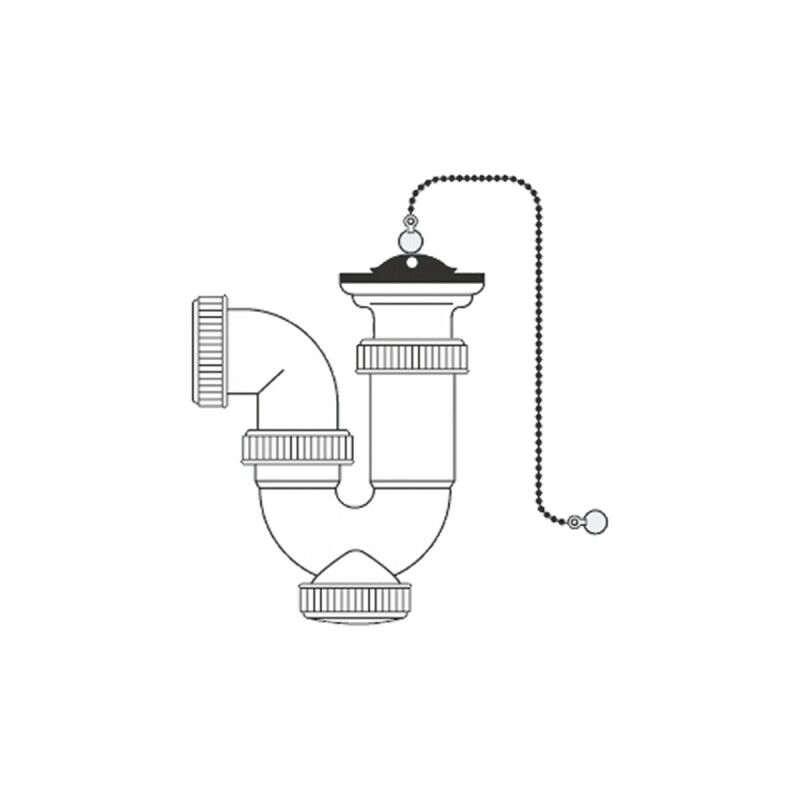 Sifone del lavandino Mirtak PVC