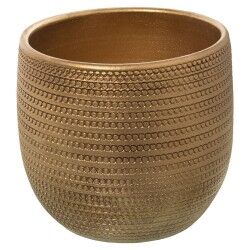 Set of Planters Alexandra House Living Gold Ceramic 27 x 28 x 27 cm 3 Pieces