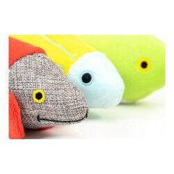 Dog toy Gloria Linkin 6 x 8 x 25 cm Fish Polyester polypropylene