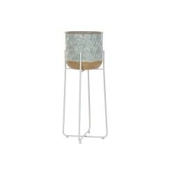 Vaso DKD Home Decor Bicolore Metallo 28 x 28 x 75 cm (2 Unità)