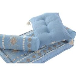 Garden sofa DKD Home Decor Blue 90 x 50 x 55 cm