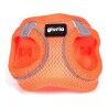 Imbracatura per Cani Gloria Air Mesh Trek Star Regolabile Arancio Taglia XXXS (18-20 cm)