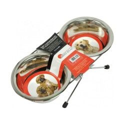 Dog Feeder Nayeco Stainless steel 2 x 350 ml